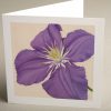 Greetings Cards - clematis-wisley - smooth