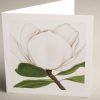 Greetings Cards - white-magnolia - smooth
