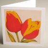 Greetings Cards - red-and-yellow-tulips - smooth