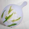 Chopping Board - white-parrot-tulip