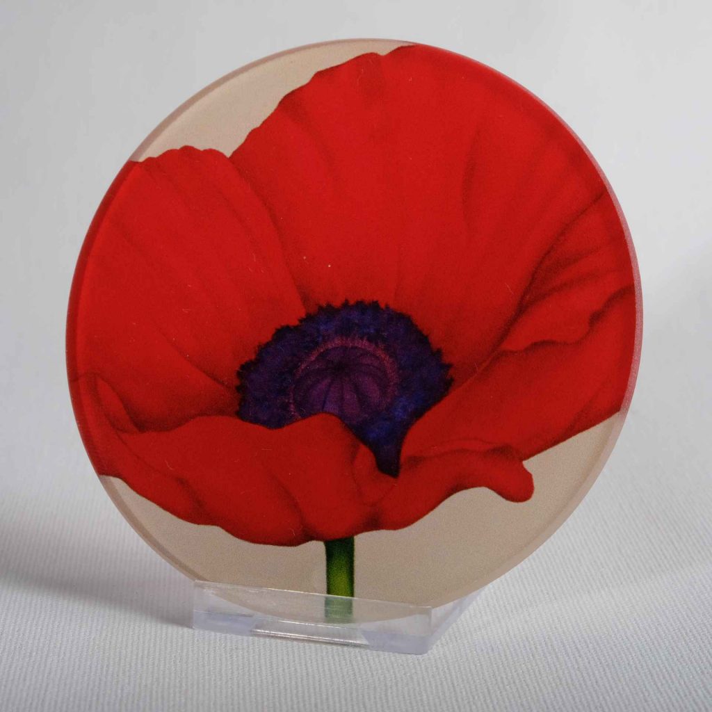 Round Glass Coaster Jaci Hogan Art