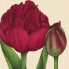 Round Melamine Tray - burgundy-uncle-tom-tulip
