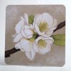 Square Melamine Table Mat - apple-blossom