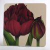 Square Melamine Coaster - burgundy-uncle-tom-tulip
